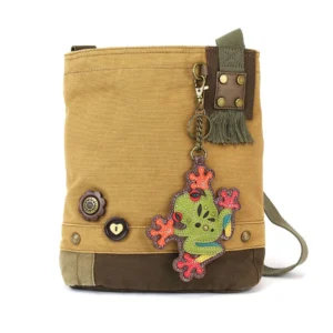 Patch Crossbody - Frog - brown