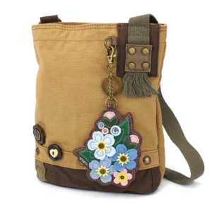 Patch Crossbody - Forget Me Not - brown