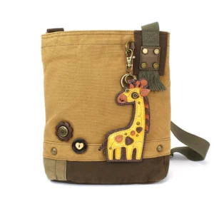 Patch Crossbody - Giraffe - brown