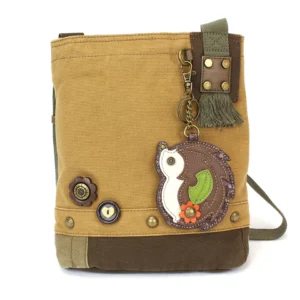Patch Crossbody - Hedgehog - brown