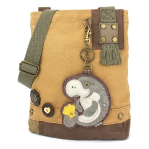 Patch Crossbody - Manatee - brown