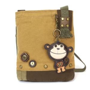 Patch Crossbody - Monkey - brown