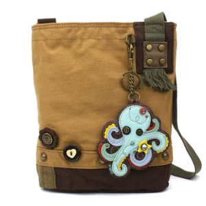 Patch Crossbody - Octopus - brown