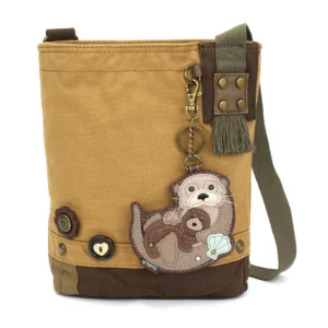 Patch Crossbody - Otters - brown