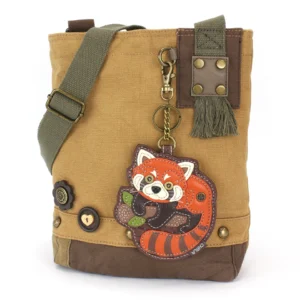 Patch Crossbody - Red Panda - brown