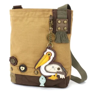 Patch Crossbody - Pelican - brown