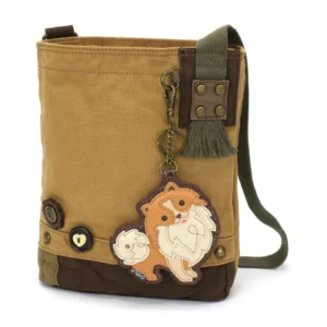 Patch Crossbody - Pomeranian - brown