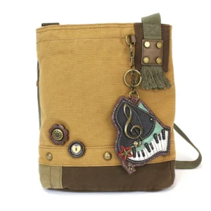 Patch Crossbody - Piano - brown