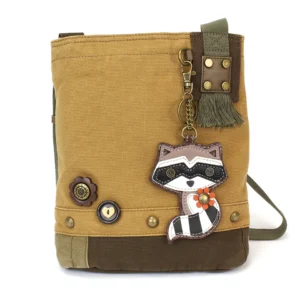 Patch Crossbody - Raccoon - brown