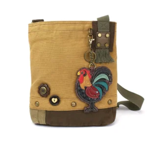 Patch Crossbody - Rooster - brown