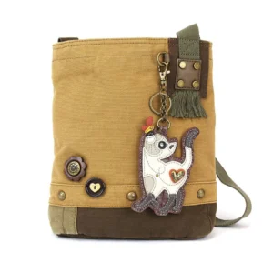Patch Crossbody - Slim Cat - brown