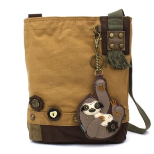 Patch Crossbody - Sloth - brown
