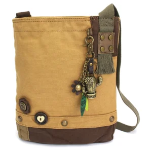 Patch Crossbody - Metal Charming Cactus - brown