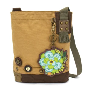 Patch Crossbody - Succulent - brown