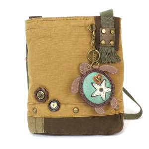 Patch Crossbody - Turtle - brown