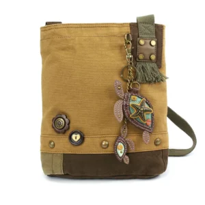 Patch Crossbody - Two Turtles - brown