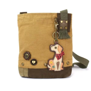 Patch Crossbody - Yellow Lab - brown