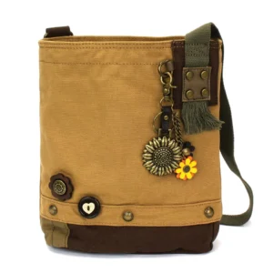 Patch Crossbody - Metal Charming Sunflower - brown