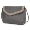 Braided Boho Crossbody - Metal Charming Cross - ink - Image 2