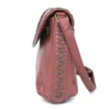 Braided Boho Crossbody - Metal Charming Cross - berry - Image 5