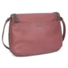 Braided Boho Crossbody - Metal Charming Dragonfly - berry - Image 5