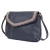 Braided Boho Crossbody - Metal Charming Dog - navy - Image 5