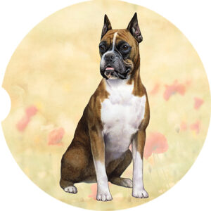 BOXER STANDING CAR COASTERS