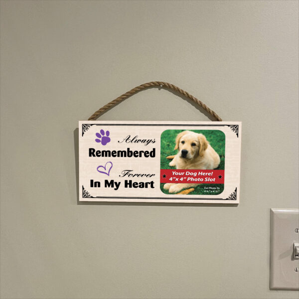 Wood Sign (M) * MY DOG - Remembered