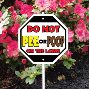 Garden Signs * DO NOT PEE (RED)