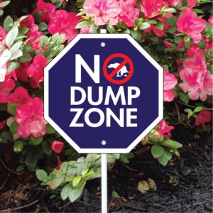 Garden Sign - NO DUMP ZONE