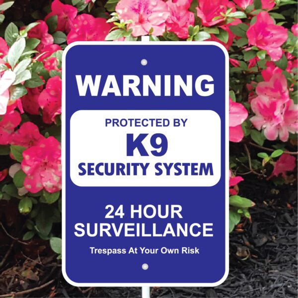 MINI-GARDEN SIGNS (K9 SECURITY)