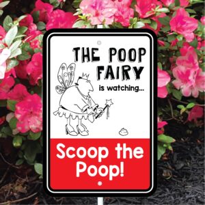 MINI-GARDEN SIGNS (PF IMAGE WATCHING, SCOOP THE POOP)