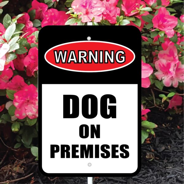 MINI-GARDEN SIGNS (DOG ON PREMISE)