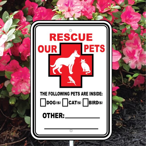 MINI-GARDEN SIGNS (RESCUE OUR PETS)
