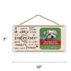 Wood Sign (M) * MY DOG - Forever - Image 2