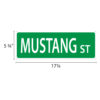 Street Sign * Mustang St - Image 2