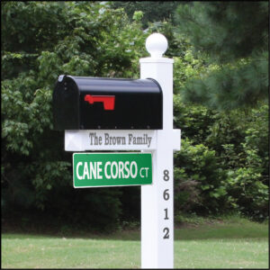 Street Sign * Cane Corso Ct