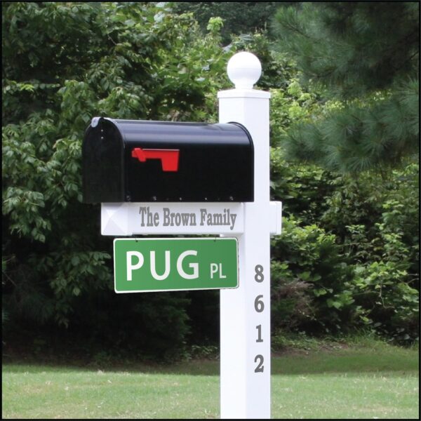 Street Sign * Pug
