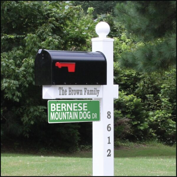 Street Sign * Bernese Mountain Dog
