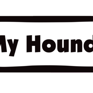 I LOVE MY HOUND DOG - BONE MAGNET