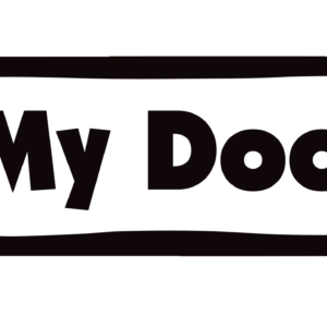 I LOVE MY  DOODLE - BONE MAGNET