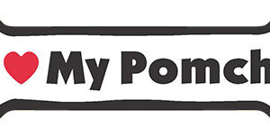 I LOVE MY POMCHI - BONE MAGNET