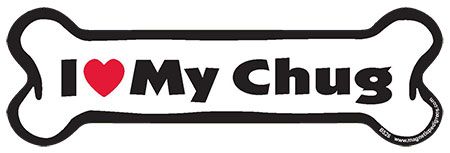 I LOVE MY CHUG - BONE MAGNET