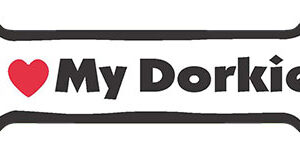 I LOVE MY DORKIE - BONE MAGNET