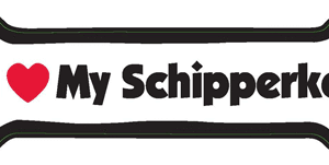 I LOVE MY SCHIPPERKE- BONE MAGNET
