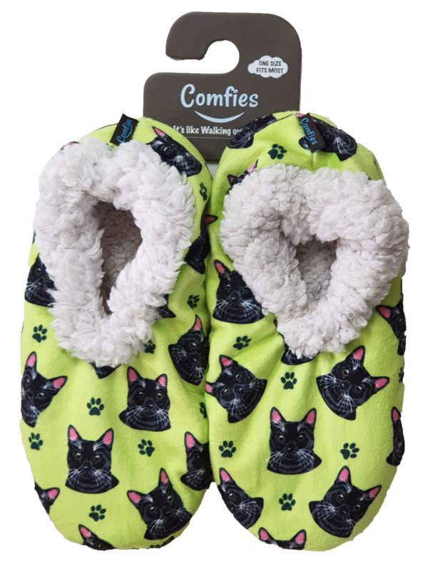 BLACK CAT SLIPPERS