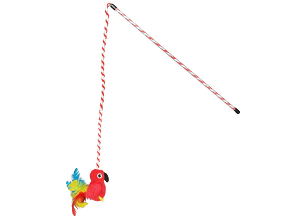 MRGRVL CAT WAND w/RED BIRD