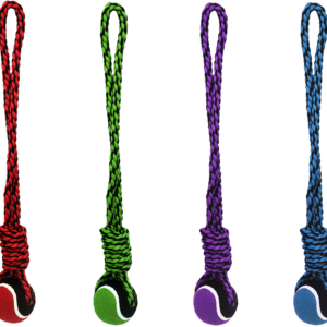 NUTS for KNOTS ROPE TUG WITH TENNIS BALL