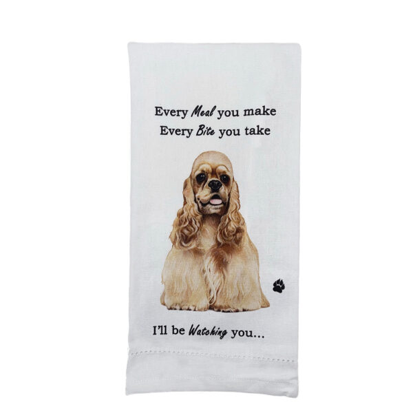 COCKER SPANIEL KITCHEN TOWEL