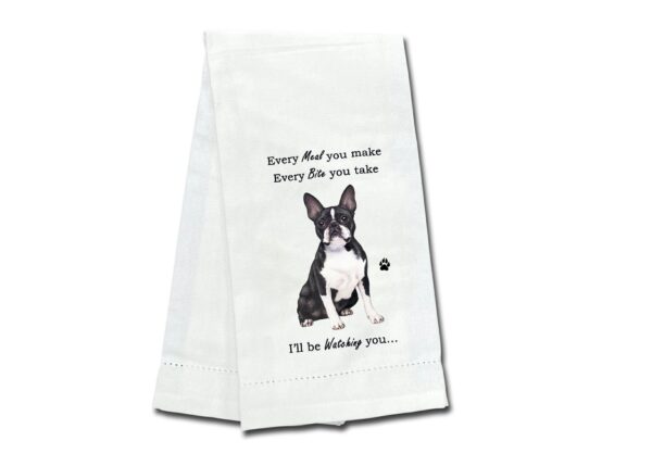 BOSTON TERRIER KITCHEN TOWEL